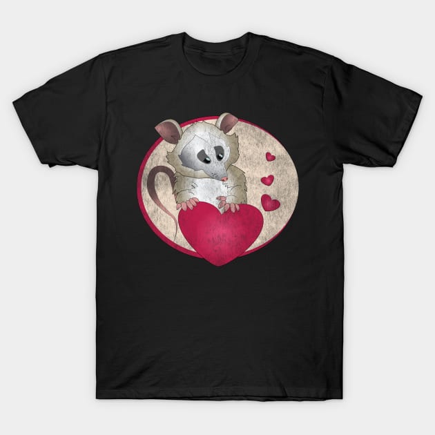 Possum Lovers T-Shirt by Mollie